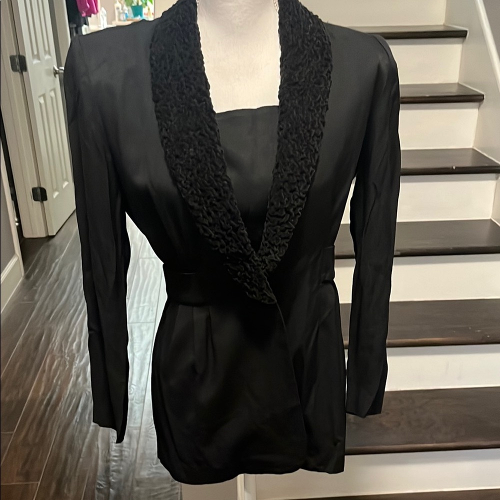 Vintage Lois Snyder Dani Max Classy Black Suit Jacket. Like New. Sz 4